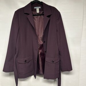 Elegant Women's Purple Blazer
